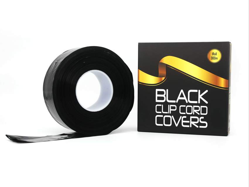 Cubre Clip Cord Negro 300mts