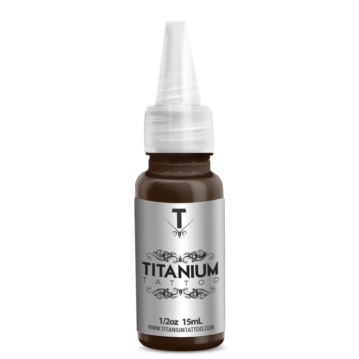 Deep Brown  - Titanium Tattoo