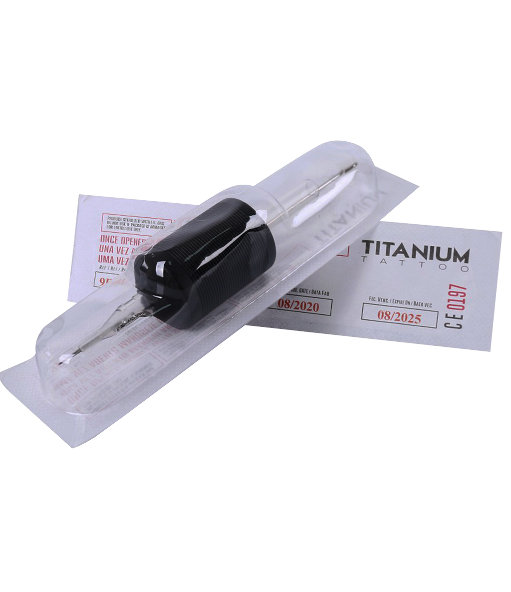 Grip con Agujas Platinum 30mm - Titanium Tattoo