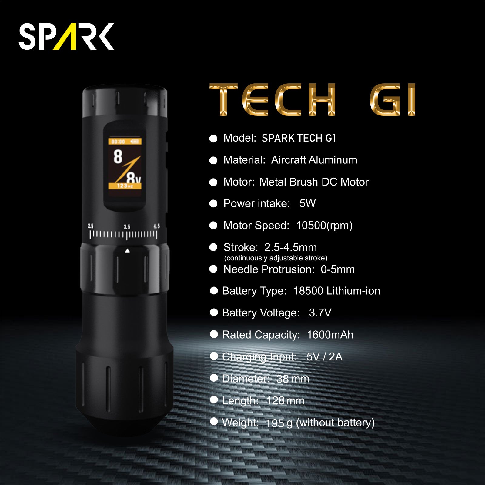 Maquina Inalámbrica Spark Tech G1
